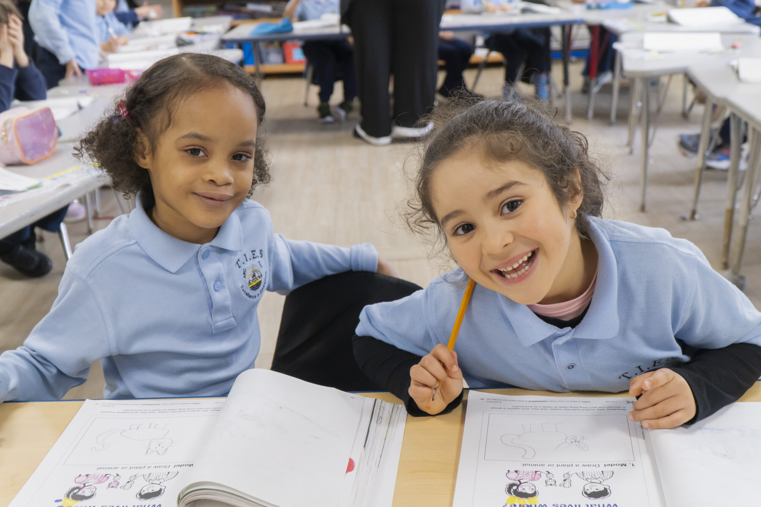Students learning together at TIES Revere